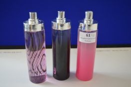 3x Paris Hilton Just Me EDT 100ml Testers