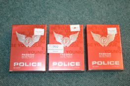 3x Police Passion EDT 50ml