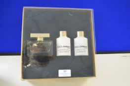 Dolce & Gabbana The One EDP 75ml, Body Lotion, and Shower Gel Giftset
