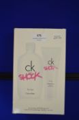Calvin Klein One Shock for Her EDT 200ml and Body Lotion