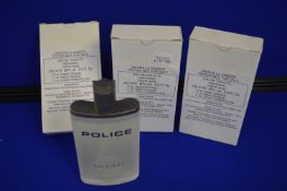 3x Police EDT 100ml Testers with Packaging