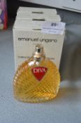 3x Emanuel Ungarlo Diva 100ml Testers (boxed)