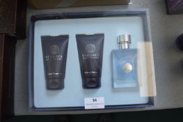 Versace Pour Homme EDT 50ml, Shampoo, and Shower Gel Giftset
