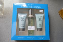 Elizabeth Taylor Sparkling White Diamonds EDT 50ml, Body Lotion, and Body Wash Giftset