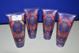 4x Anna Sui La Vie De Boheme Shower Gel 200ml