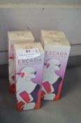 4x Escada Ocean Lounge EDT 80ml