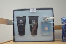 Versace Pour Homme EDT, Shampoo, and Shower Gel Set