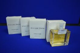 4x Celine Dion EDT 100ml Tester with Packaging
