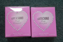 2x Moschino Pink Bouquet EDT 30ml
