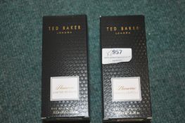 2x Ted Baker Skinwear for Men EDT 100ml