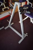 Weights Rack with Retaining Clips