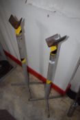 Pair of Adjustable Bar Stands