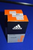 2x Adidas Deep Energy Revitalising Aftershave 50ml