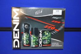 Denim Wild Shower Gel, After Shave, and Deodorant Giftset
