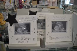 *3x Bambino Precious Moments Photo Frames
