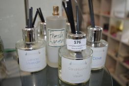 *5x Part Filled Reed Diffusers, and Fresh Linen Room Spray