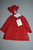 *Mayoral Newborn 2pc Knitted Hat & Coat Set Size: 1-2 months