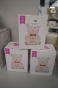 *3x Teddy Bear Money Banks