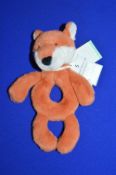 *Baby Jelly Cat Bashful Fox Cub Ring Rattle