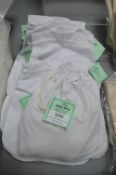 *Quantity of White Cotton Drawstring Bags