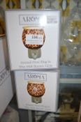 *2x Aroma Animal Print Plug-in Wax Melt Burners