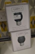 *2x Aroma Pewter Sparkle Plug-in Wax Melt Burners