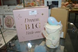 *Dream Big Keepsake Box, and Whale Tooth and Curl Baby Box