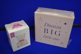*Dream Big Little One Giftbox, and My First Money Bank