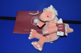 *Charlie Bears Bearhouse Collection Hearts the Dragon with Drawstring Bag