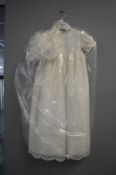 *Visara Ivory Christening Gown Size: 3-6 months