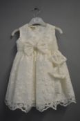 *Visara Ivory Christening Gown Size: 6-9 months