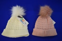 *2x Pesci Baby Bobble Hats