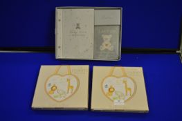 *Bambino Baby’s First Milestones Card and Album Set, plus Two Wall Plaques