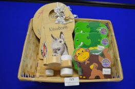 *Basket Wooden Animal Toys etc.