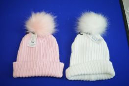 *2x Infant’s Bobble Hats Size: 6-12 and 12-18 months