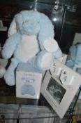*Blue Rabbit, Teddy Money Bank, and a Countdown Calendar