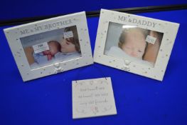 *2x Bambino Celebration Photo Frames