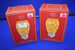 *2x Desire Aroma Wax Melt & Oil Warmers