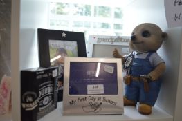 *Assorted Photo Frames, Garden Meerkat Ornaments, etc.