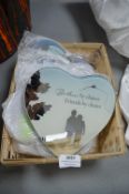*Brothers by Chance Friends by Choice Mirrored Heart Plaques