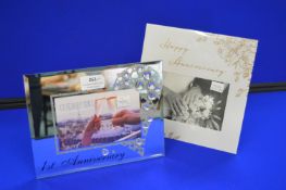 *2x Anniversary Photo Frames