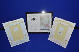 *3x My First Holy Communion Photo Frames
