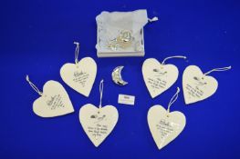 *You Are So Loved Moon & Stars Giftset, and Ceramic Love Hearts