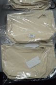 *2x 3pks of Natural Canvas Zip Bags