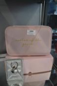 *Mother of the Groom Pink Plush Jewelelry Box, and Charm