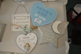 *Painted Wooden Plaques etc.