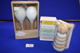 *Bambino Wooden Maracas, Toy, and Keepsake Box