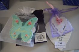 *Mother’s Day, Mum, and Auntie Ceramic Hearts and Butterflies