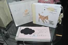 *Disney Bambi Baby Photo Album, and a Precious Moments Plaque