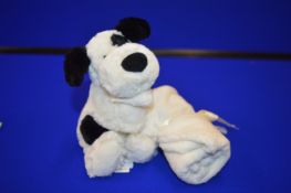 *Baby Jelly Cat Bashful Black & Cream Puppy Soother